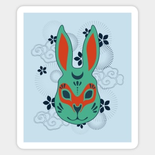 Year Of The Rabbit blue Sticker